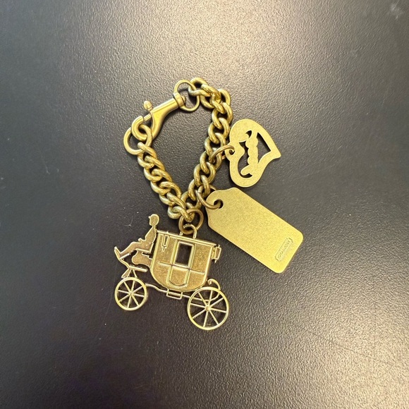 Rare Coach 1941 Stage Coach Carriage vintage Bag Charm - Picture 1 of 5